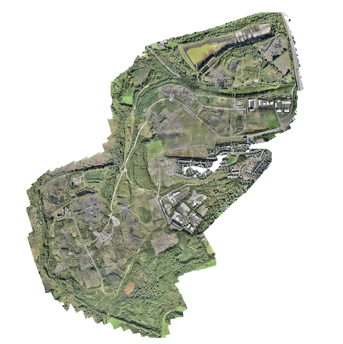 2D High-Resolution Orthomosaic Map